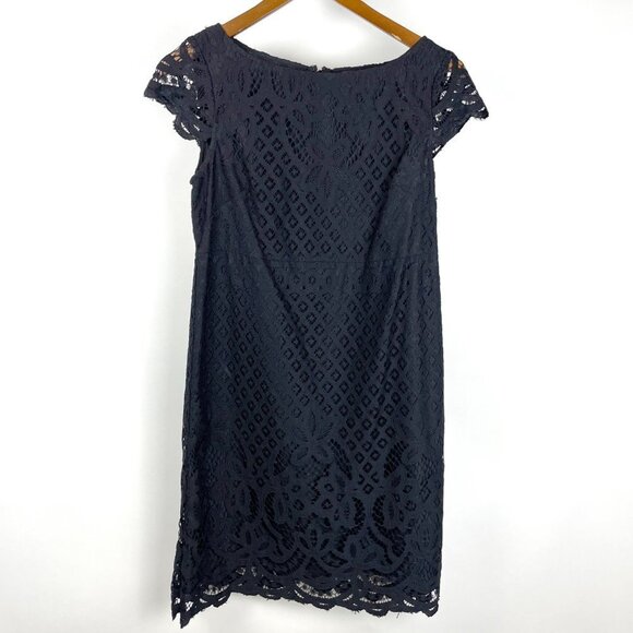 SAKS FIFTH AVENUE Black A-Line Shift Dress 2 NEW - Picture 1 of 8